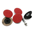 2inch round red abrasive quick change disc/ surface conditioning sanding disc